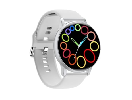 Reloj inteligente para mujer, sumergible IP67, llamadas Bluetooth, plata VEANXIN