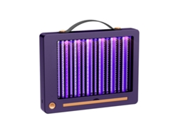Repelente Eifson de 2000 mAh, potente matamoscas, ligero, para polillas y moscas de la fruta (morado)