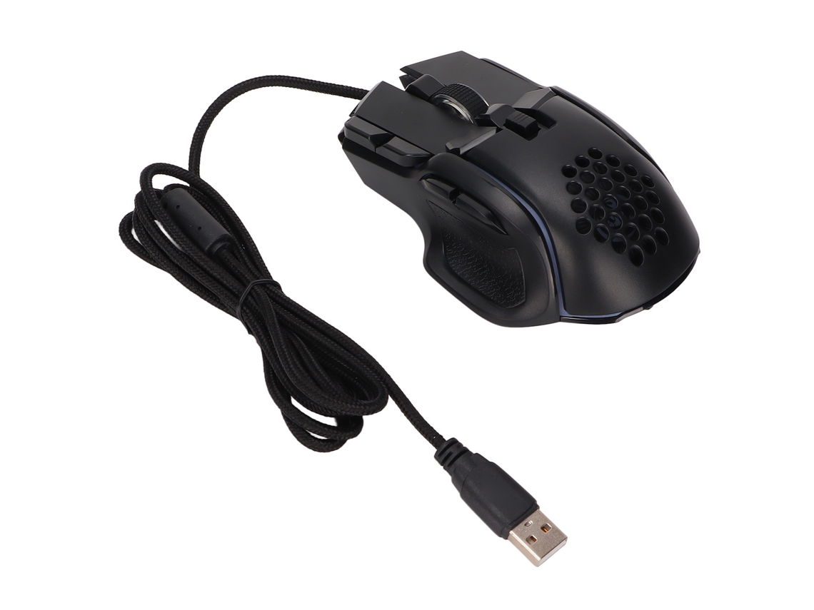Ratón Para Juegos S700, 12800 Ppp, Retroiluminación Rgb, Con Macro Programable Para Juegos Y Uso De Oficina.