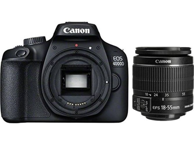 Kit Cámara Réflex CANON EOS 4000D EF-S 18-55MM F3.5-5.6 IS II