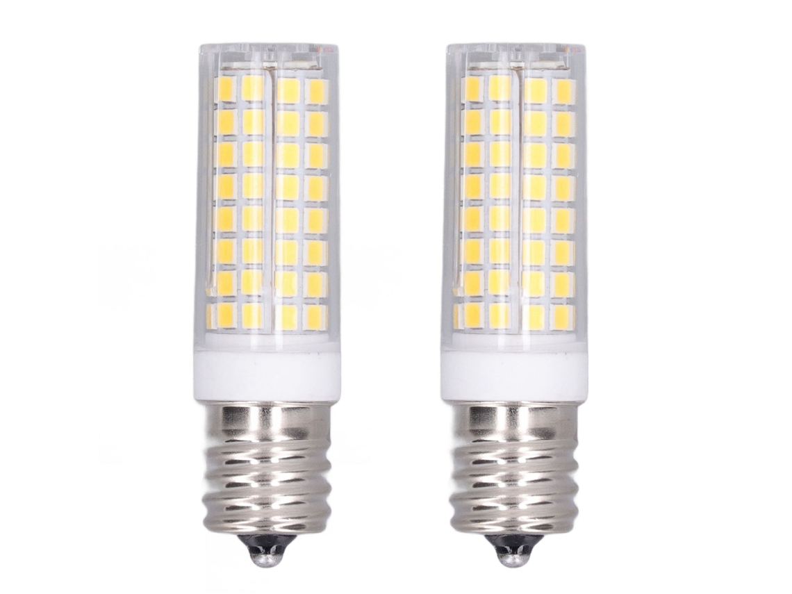 2026-2 Piezas Bombilla Led E17 10w Regulable 102 Leds Luz Natural Ceramica Ahorro Energia Proteccion Ocular Ac100‑120v