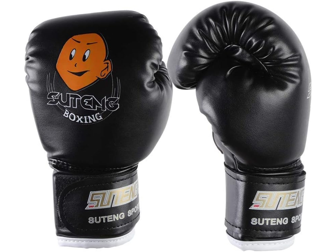 Guantes de boxeo para niños, guantes de entrenamiento de PU, guantes acolchados de Muay Thai
