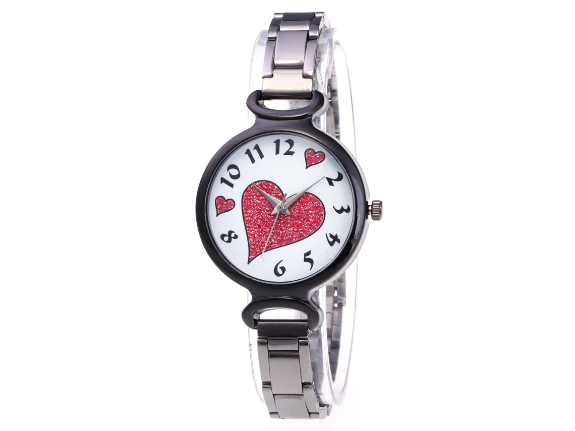 Reloj De Pulsera De Cuarzo Para Mujer Con Brazalete De Acero Moderno E Informal Zhoulianfa (plata)