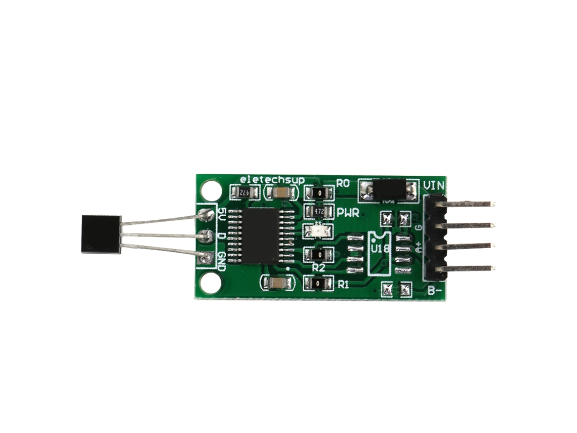 Módulo Sensor De Temperatura Programable, Control Remoto Ttl, Componentes Electrónicos