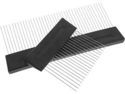 Besportble Peine De Acero Inoxidable Stobaza Para Pintura Artística Con Mango Ergonómico De Plástico Y La H...