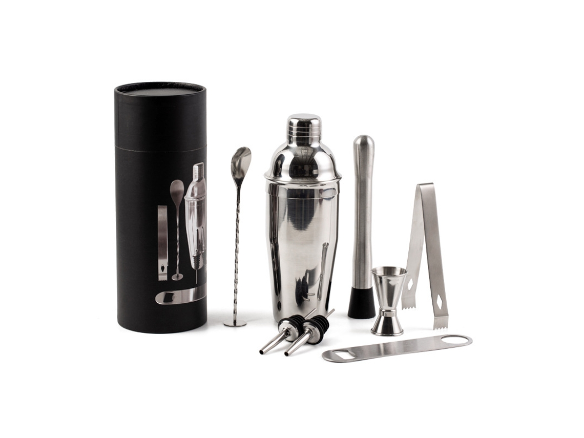 Coctelera De Acero Inoxidable De 8 Piezas 550 Ml Con Cubo De Almacenamiento Juego De Herramientas Para Coctelera CUICH