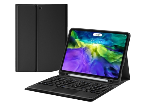 Carcasa Flip Cover y Teclado Bluetooth YIMGOTTA para 2018&2017iPad/Pro9.7/Air2/Air