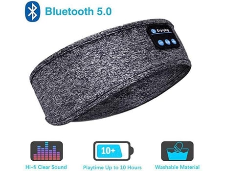 Auriculares para dormir de lado, diadema Bluetooth, auriculares inalámbricos para dormir insomnio BISBISOUS