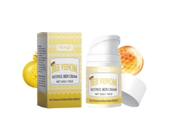 Crema facial con veneno de abeja y retinol.