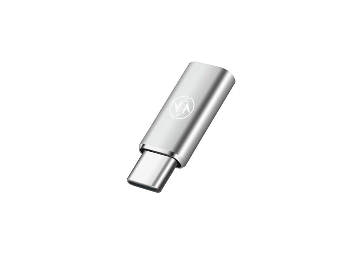 Adaptador Lightning a USB-C, carga rápida PD de 27 W, color plata Hexinyigjly