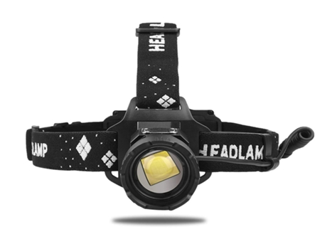 Linterna Frontal para Adultos Linterna Frontal de Alto Lúmenes con Zoom de 5 Modos con Baterías para Reparación de Automóviles Camping Senderismo T...