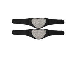 2 Unidades De Vendas Magnéticas Negras Autocalentables Para El Cuello Para Aliviar El Dolor Y La Fatiga.
