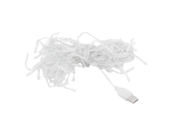 Guirnalda de luces LED USB de 2026 con 96 LED para decoración de fiestas y hogares. Luz cálida.