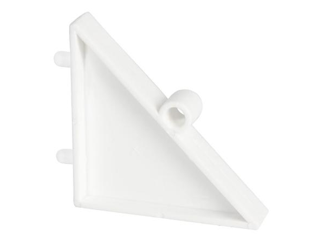 Escuadra colgador c/piton plástico blanco (caja 1000)