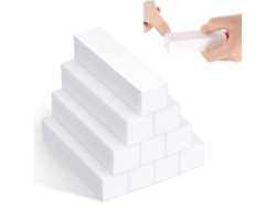 VYLARA Ferramenta Profissional Para Manicure, Blocos De Polimento Para Acabamento Perfeito Em Unhas Acrílicas E Naturais, Lixas De 4 Lados, Esponja Flexível