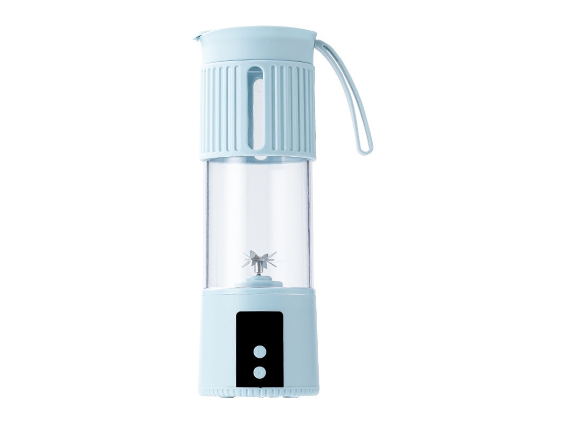 Exprimidor CHRUI De 450 Ml, Recargable Por Usb, 3,7 V, 10 S, Fácil De Limpiar (Azul)