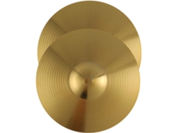 Pratos De Ataque Para Bateria Jazz Em Latão Banhado A Ouro, Leves E Seguros, Conjunto De 2, Peças Compatíveis.