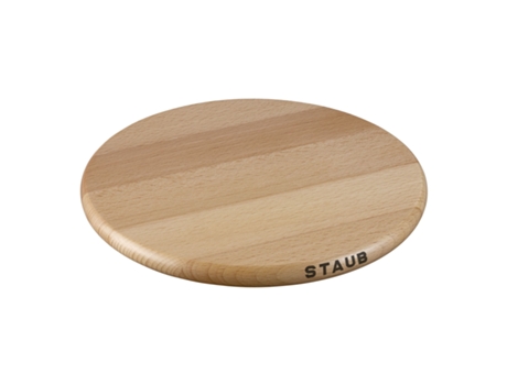 Salvamanteles magnético 23 cm, redondo, Haya, Marrón STAUB