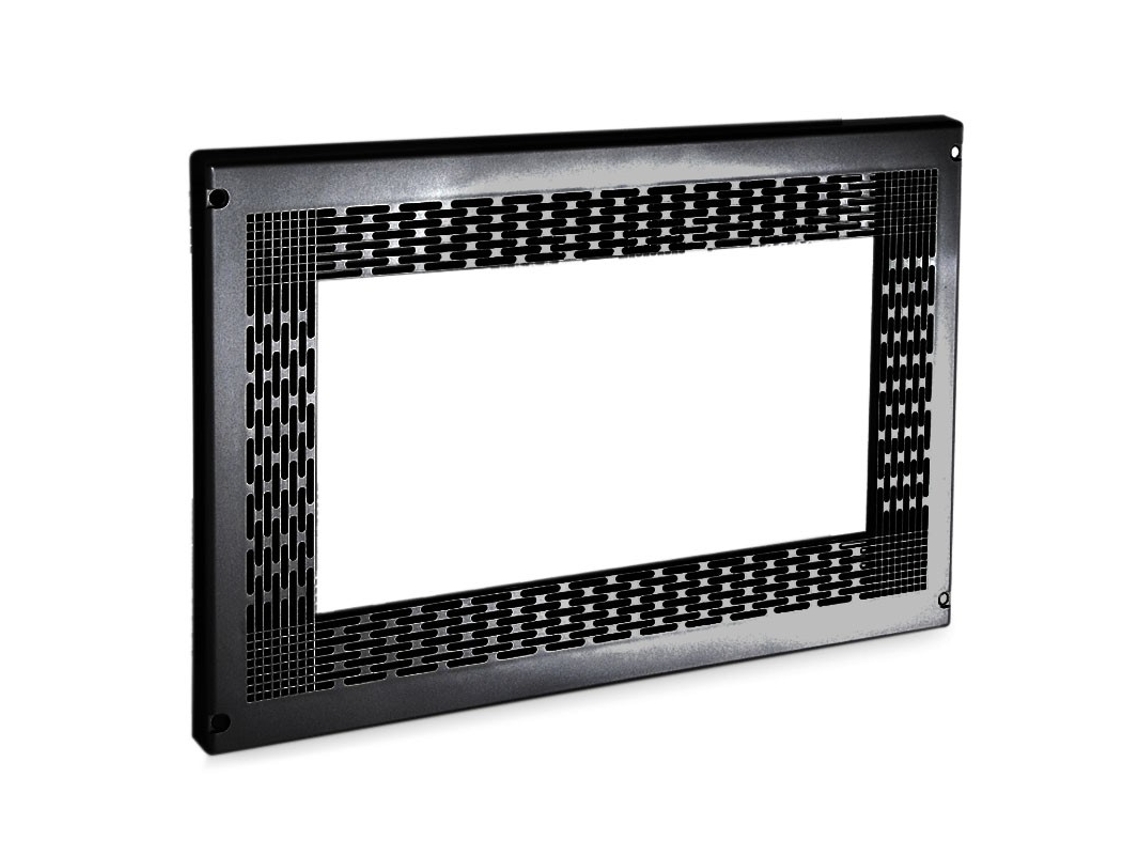 Marco Mueble Microondas 600X400 Negro HERRAJES ALK