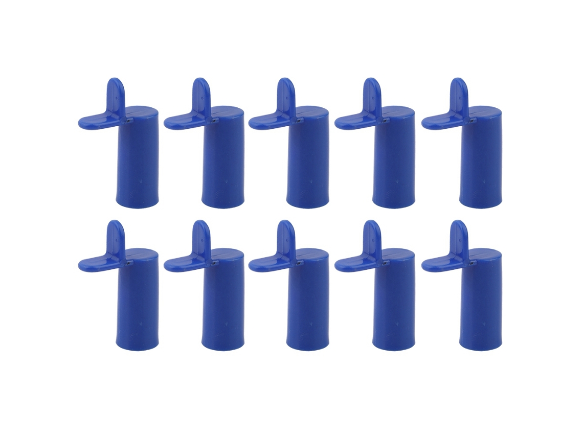 10 soportes para puente de taco de billar, varilla de marco azul