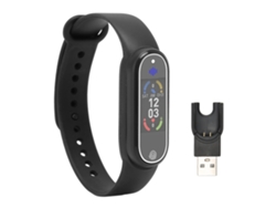 Pulsera repelente ultrasónica con monitor de presión y pantalla de tiempo - Negra