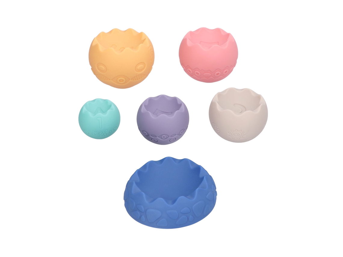 Juguete De Apilar Balls Portátil Bonito Elegante Bloques De Construcción Sensorial Para Bebés Regalo De Cumpleaños