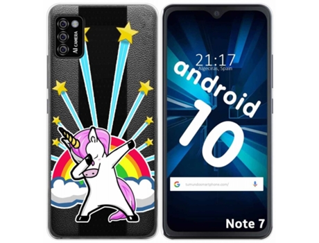 Carcasa Cubot Note 7 TUMUNDOSMARTPHONE Dibujos Transparente Multicolor