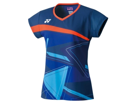 Camiseta de Mujer YONEX Crew Neck Tenis Azul (XS)
