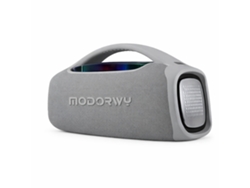 Coluna Bluetooth Portátil Com Pega Integrada E Som Potente 120w Modorwy Mf3107 Cinzento