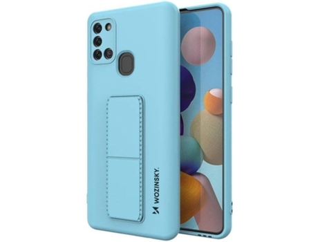 Carcasa Samsung Galaxy A21S LMOBILE Silicona Azul