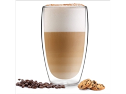 Vaso de doble pared para bebidas frías o calientes, taza térmica que mantiene las bebidas a la temperatura ideal, diseño elegante con aislamiento.