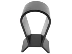 Soporte Para Auriculares Bluetooth Con Estante De Exhibición Curvo, Accesorio De Almacenamiento Negro
