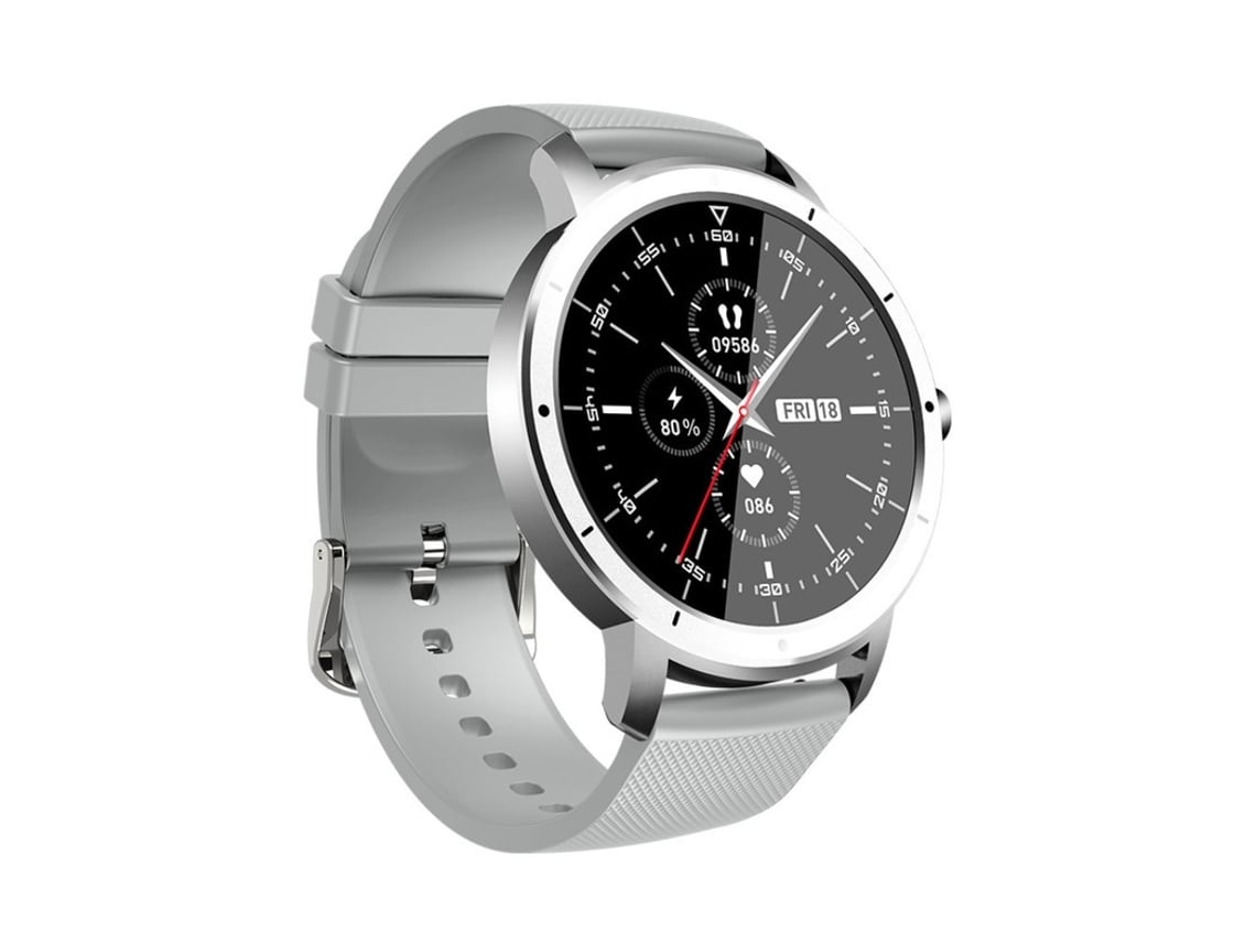 Reloj inteligente Yunzii IP68 con monitor de actividad física resistente al agua - Gris