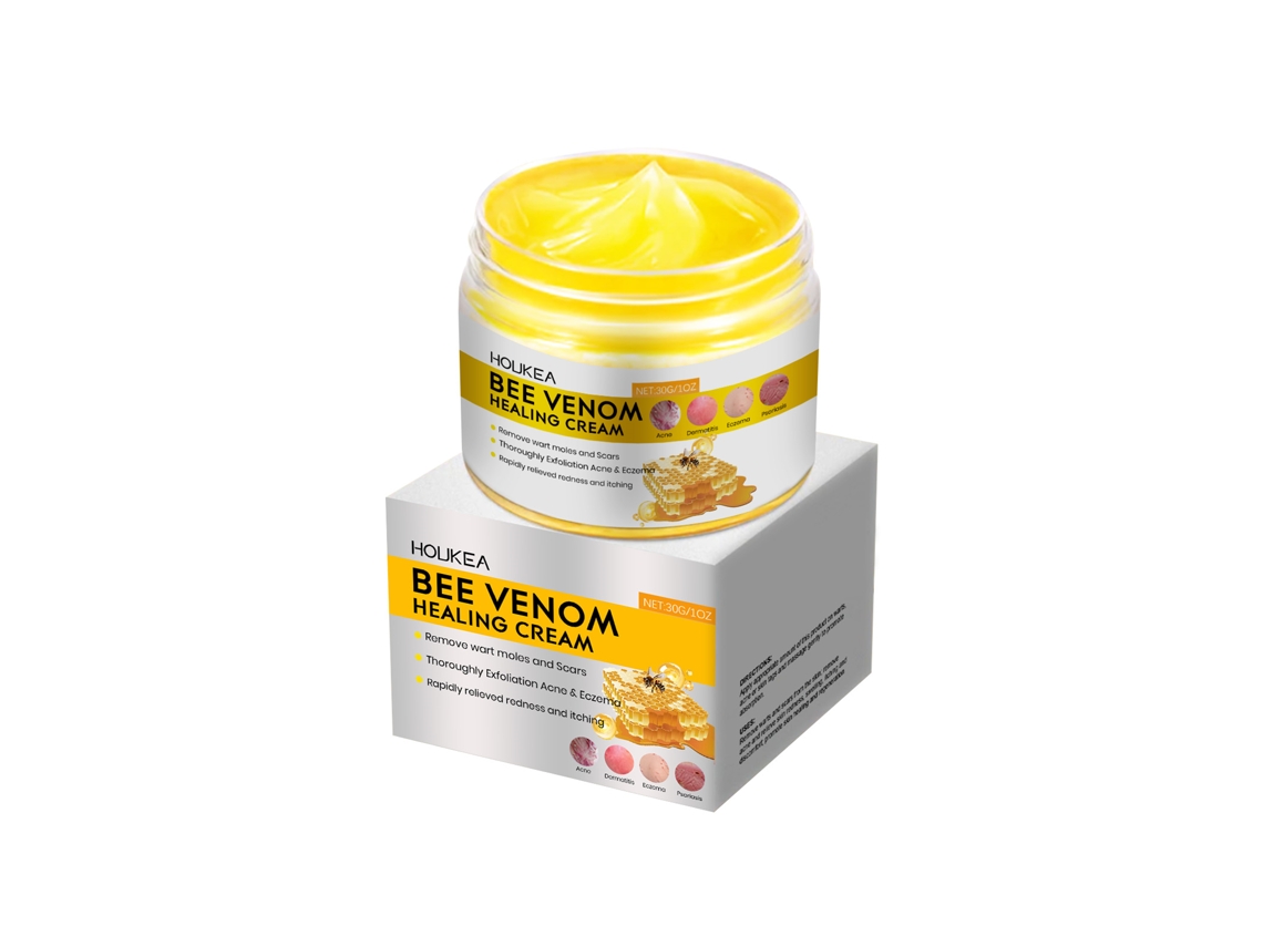 Crema limpiadora con veneno de abeja