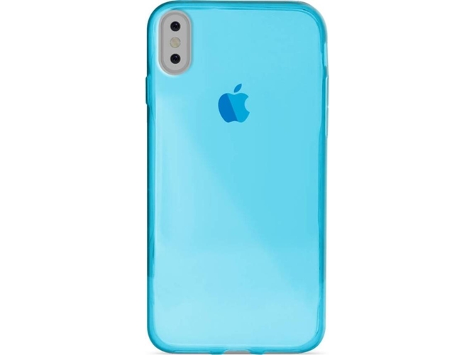Funda iPhone X, XS PURO 0.3 Nude Azul