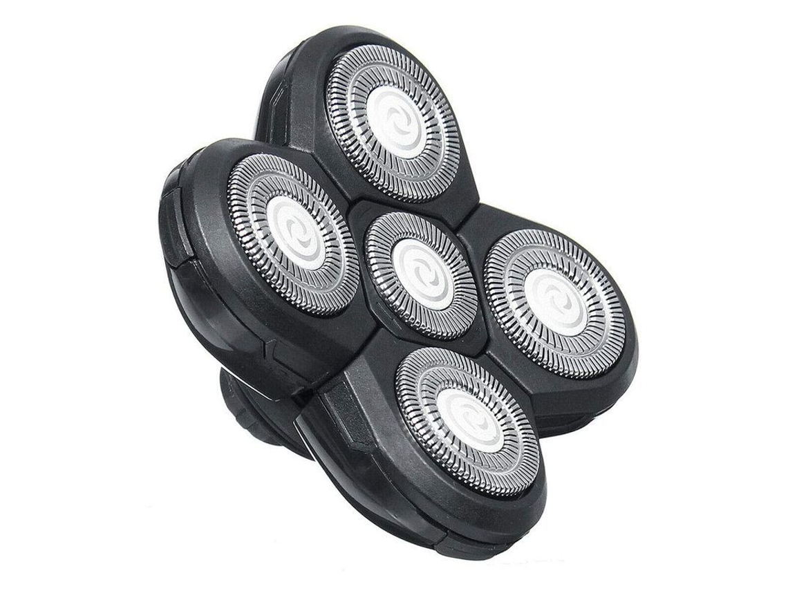 Juego De Cabezales De Afeitado De Repuesto (5 Cabezales), Cuchilla De Afeitado Rotativa 4d Para Maquinillas De Afeitar.