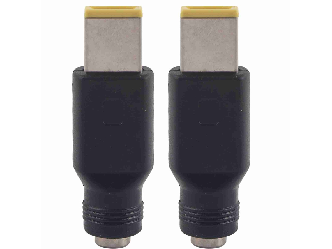 2 Conectores De Adaptador De Corriente Para Portátiles Lenovo, Hembra De 5,5 X 2,1 Mm A Macho De 11 X 5,0 Mm