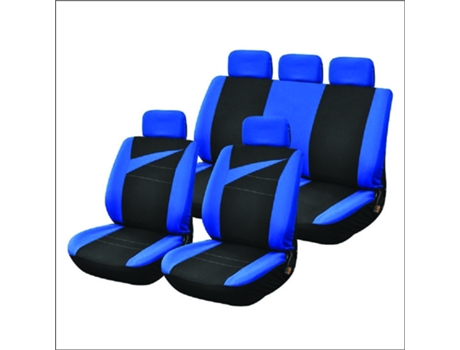Juego Fundas Asiento Bot Azul / Negro