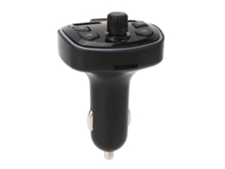 Transmisor Bluetooth con 2 puertos USB, 4,8 A, llamadas manos libres, carga rápida, reproductor MP3, receptor de radio para coche