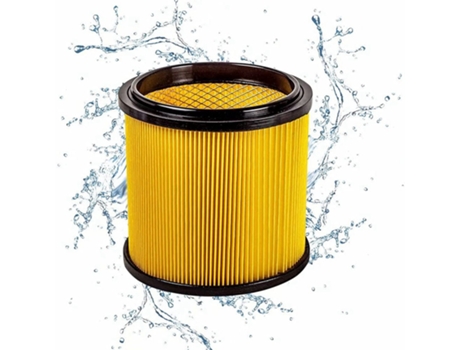 Filtro de repuesto para filtro y retenedor de cartucho estándar Vacmaster, apto para aspiradoras en seco y húmedo de 5 a 16 galones