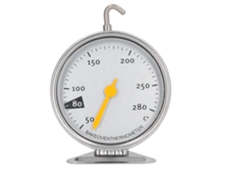 Termómetro De Horno De Acero Inoxidable De Alta Precisión Con Esfera Para Cocina Y Barbacoa, Gris, 50-280℃