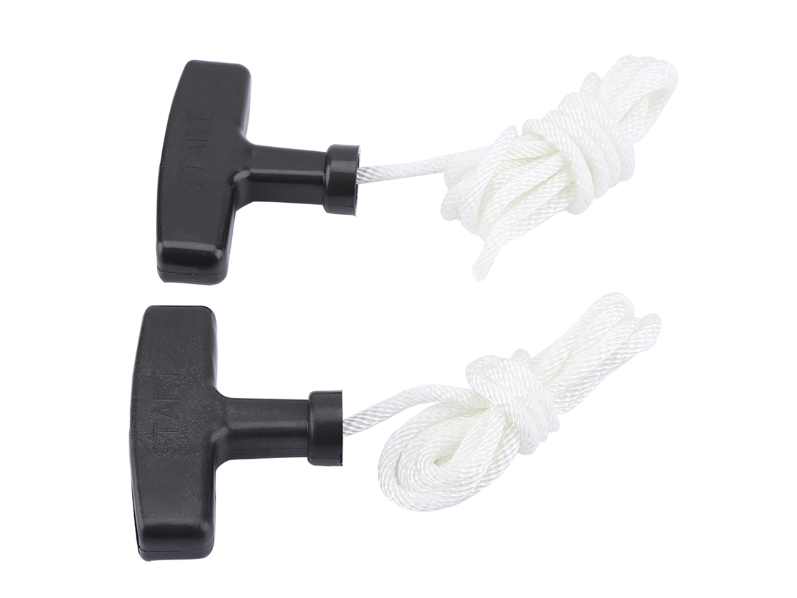 2 palancas de arranque para cortacésped, cuerda de 1,5 m, accesorio