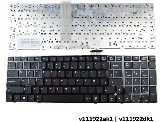 Teclado para Portátil Msi V111922Ak1 V111922Dk1 Versión 2