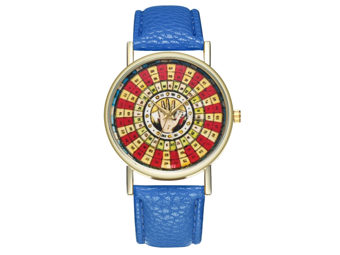Reloj De Pulsera Para Pareja Zhoulianfa Con Correa De Pu, Esfera Redonda, Cuarzo Y Cristal De Zafiro.