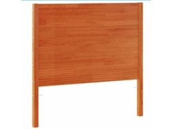 Maison Exclusive - Cabecero De Cama Madera Maciza De Pino Marrón Cera 100 Cm