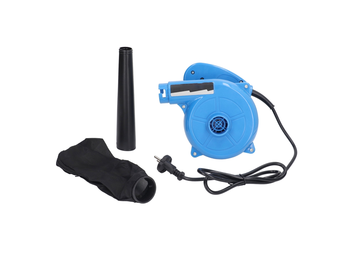 Soplador Eléctrico Portátil 2 En 1 De 750 W Para Hojas Y Polvo, Ideal Para Jardín, Coche Y Patio.