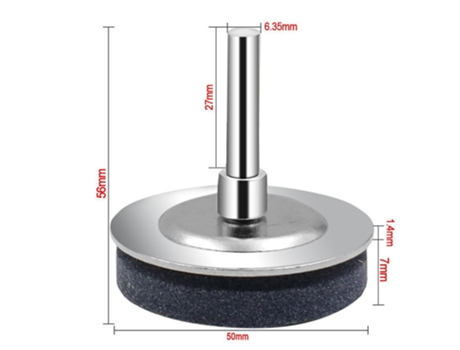 Paquete de 3 afiladores de cuchillas universales para cortacésped