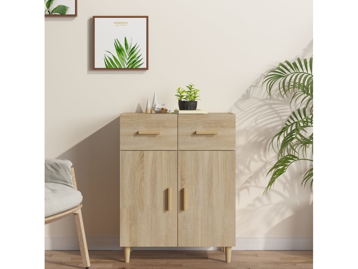 Lovely Home Aparador 69,5X34X89 Cm Madera Procesada Color Roble Sonoma