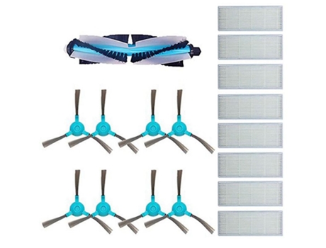 Escova principal, escova lateral, filtros hepa para conga 1390 1290 robot cleaner