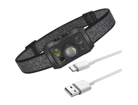 Linterna frontal - Linterna frontal LED brillante, Linterna frontal brillante de larga duración Linterna frontal LED brillante (negro) CHRONUS